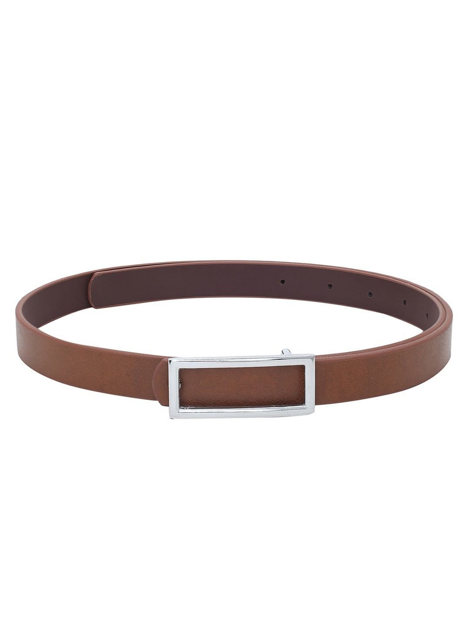 Antony Morato Black Leather Solid Waist Belt