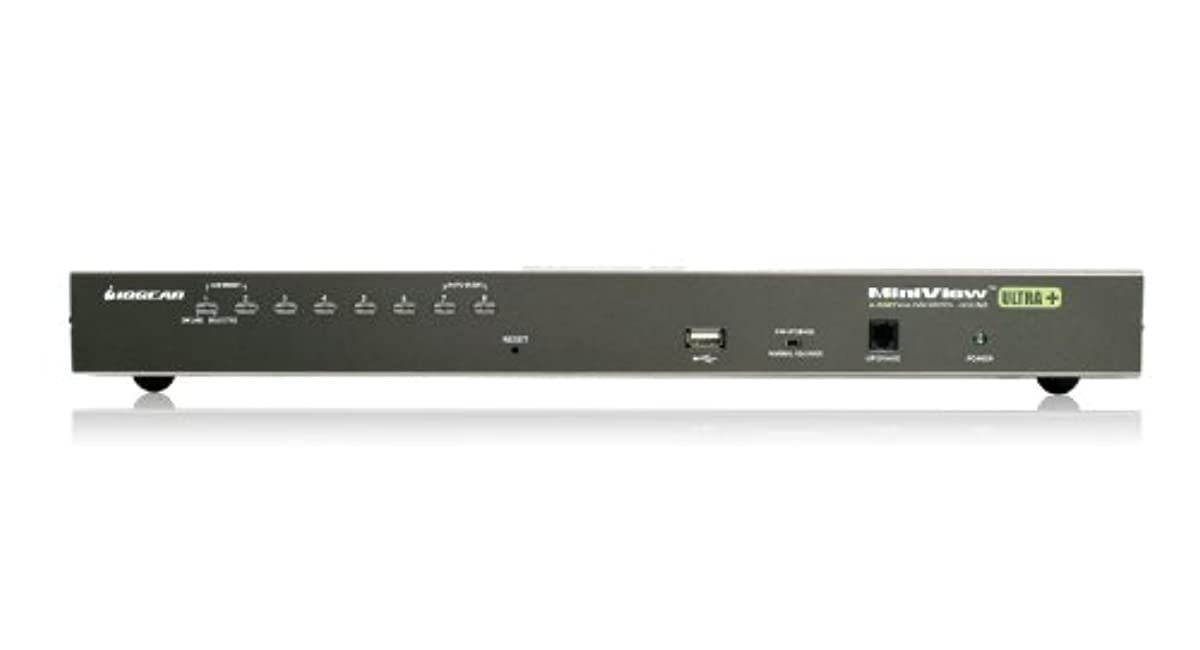 IOGEAR - 8-Port USB PS/2 Combo VGA DisplayPort KVM Kit - GCS1808DPKITU