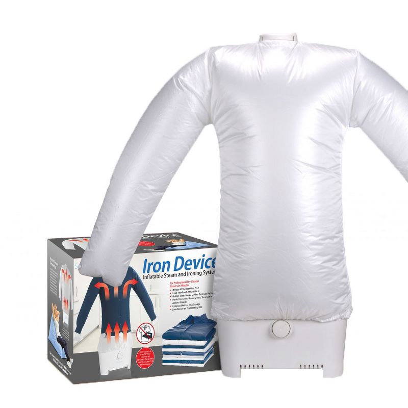 SereneLife Inflatable Steam and Ironing Clothes Garment Steamer Machine for Shirts, Tops, Blouses, Sweaters, Jackets, and Delicate Textiles (2 Pack)