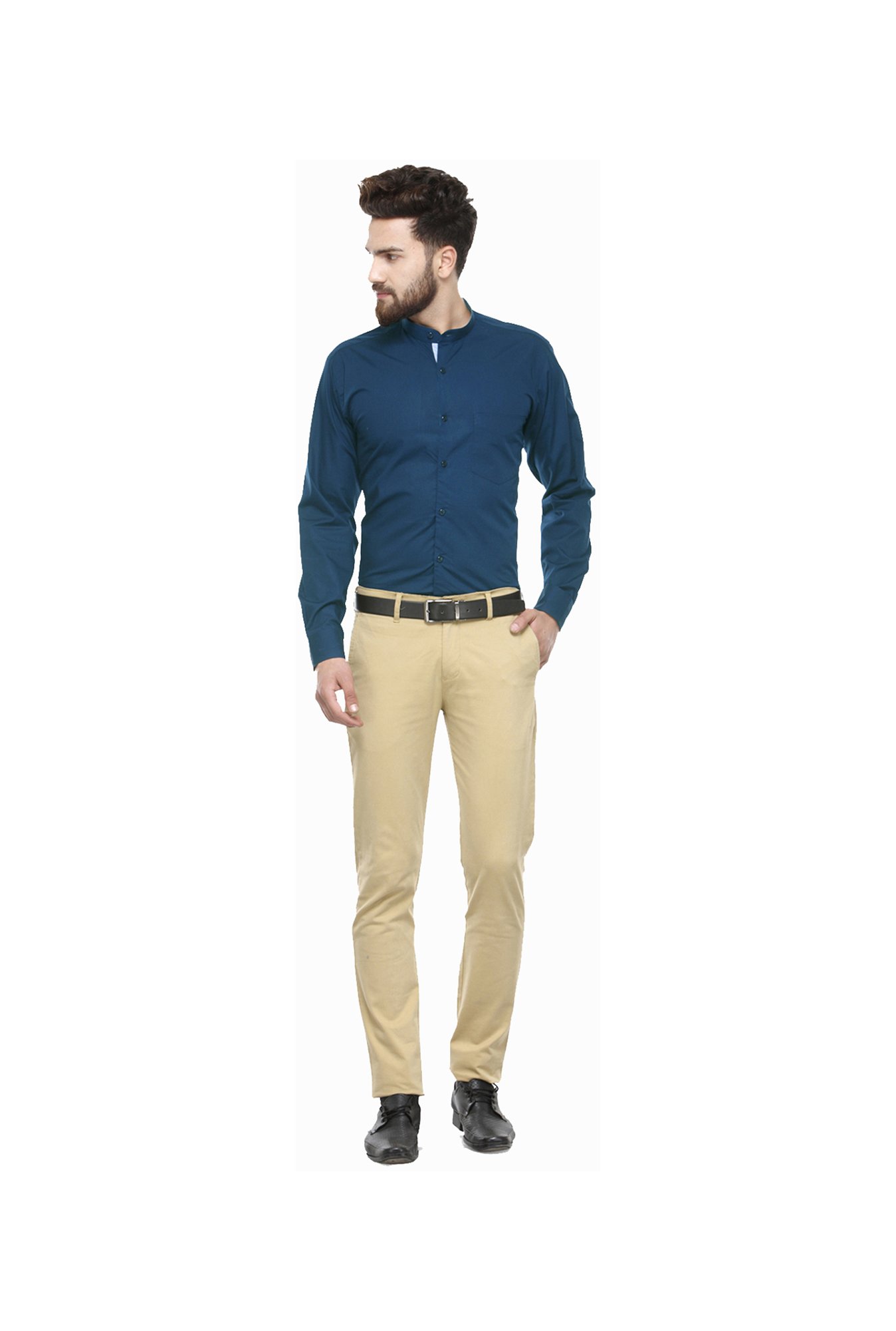 Hancock Blue Slim Fit Shirt