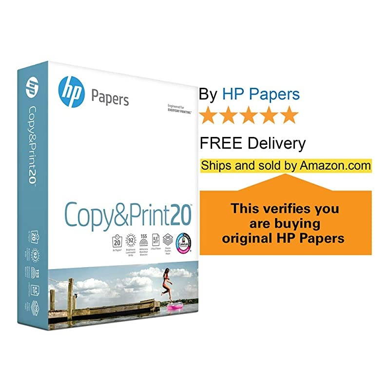 Printer Paper | 8.5 x 11 Paper | Copy &Print 20 lb | 1 Pallet - 40 Case - 200,000 Sheets | 92 Bright | Made in USA - FSC Certified | 200060P