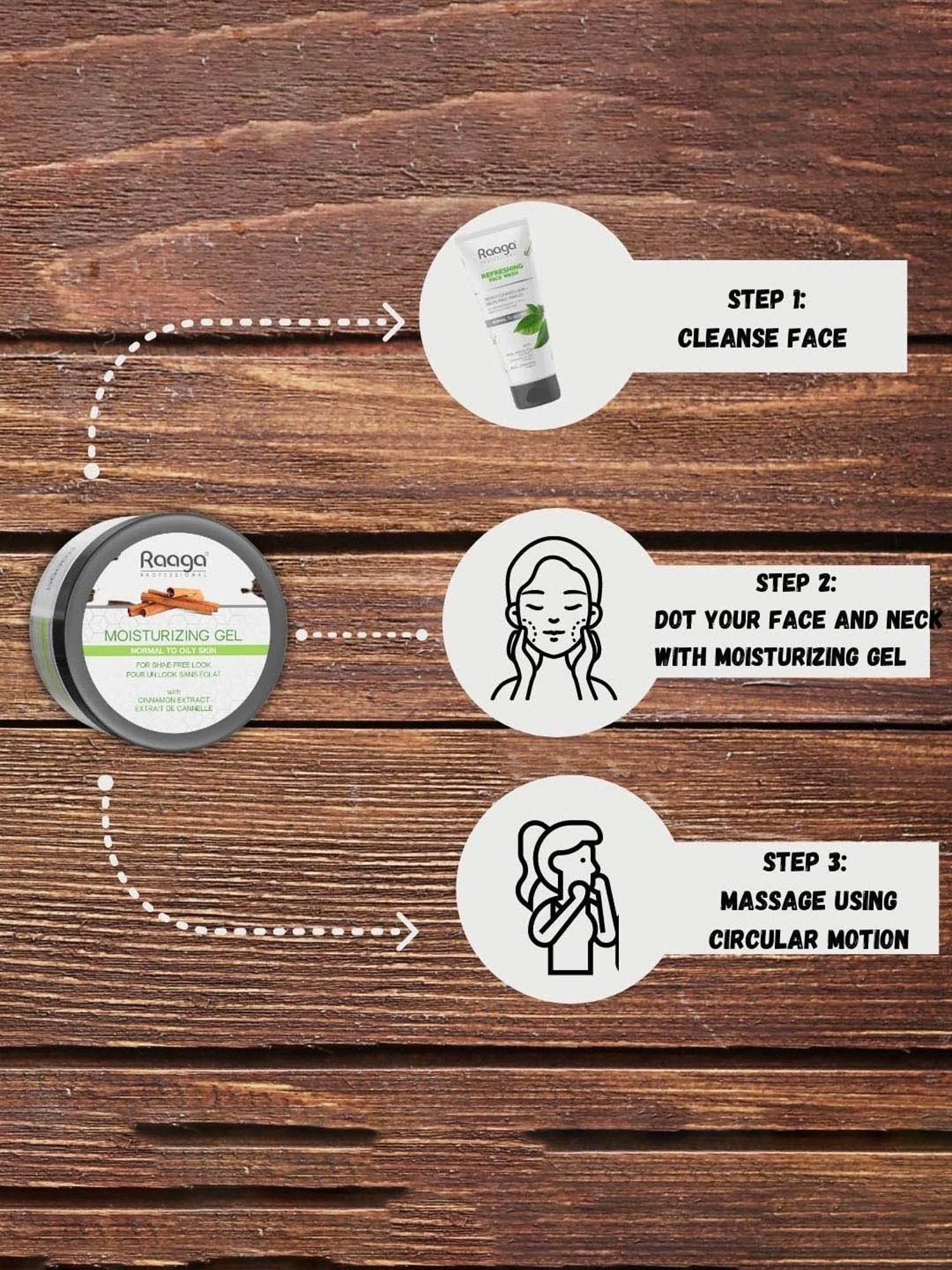 Raaga Professional Moisturizing Gel - 50 gm