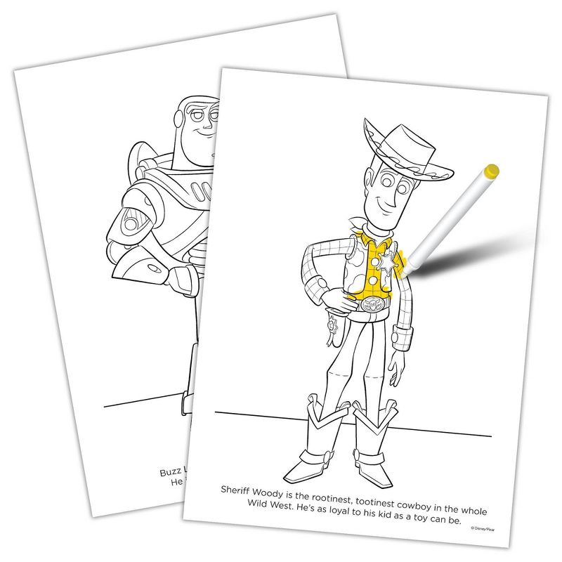 Toy Story 4 Imagine Ink Coloring Book with Mess-Free Magic Ink Markers - Bendon