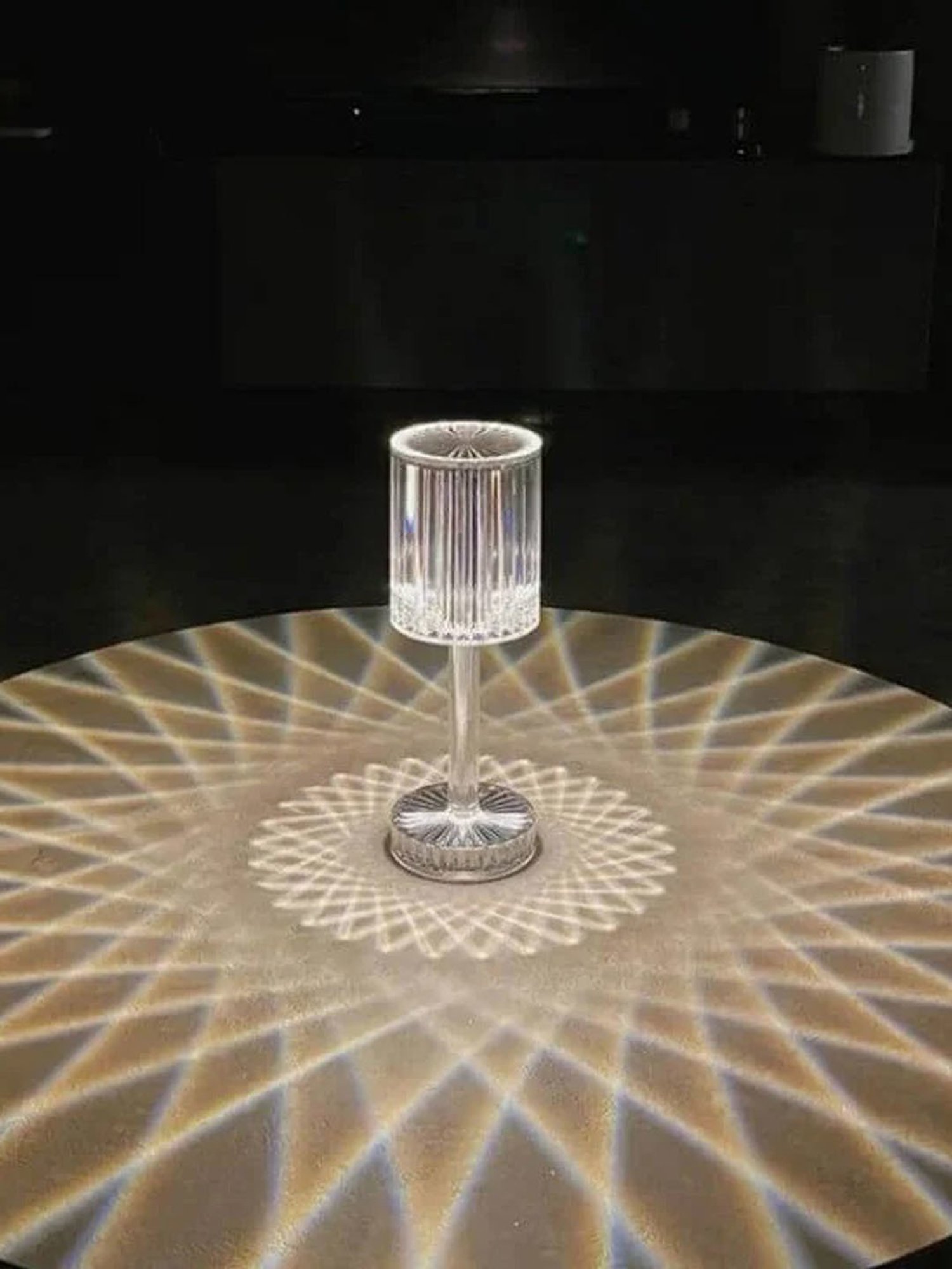 The Artment Transparent Glass Abstract Lamp