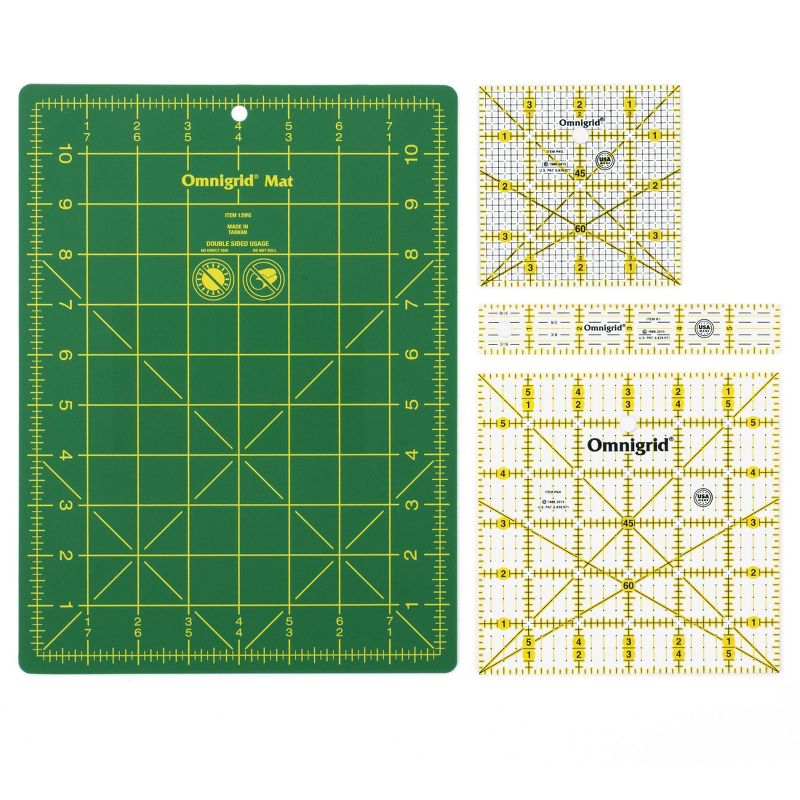 Omnigrid Mat & Rulers Quilting Travel Kit