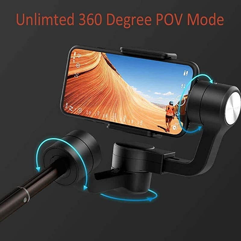 3Axis Gimbal Stabilizer for iPhone 11 Xs Max XR X 8 7Plus 6 Smartphone Vlog Youtuber Samsung Galaxy Note1010+ S10+ S9 POV Hitchcock Panorama Face Object Tracking Timelapse  Vimble 2S