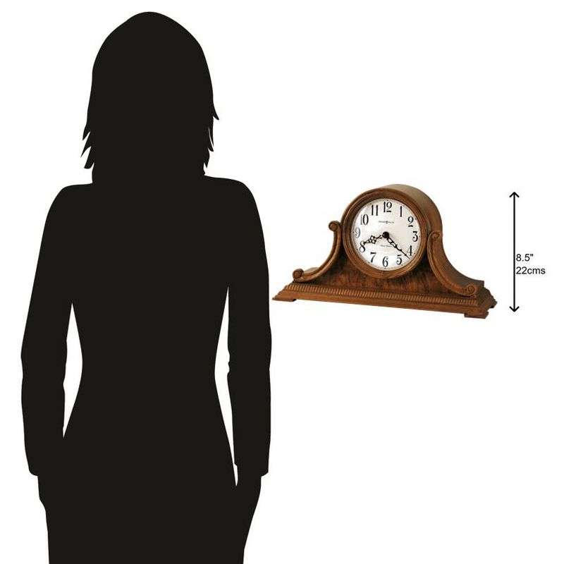 Small Weathered Table Clock White - Stonebriar Collection