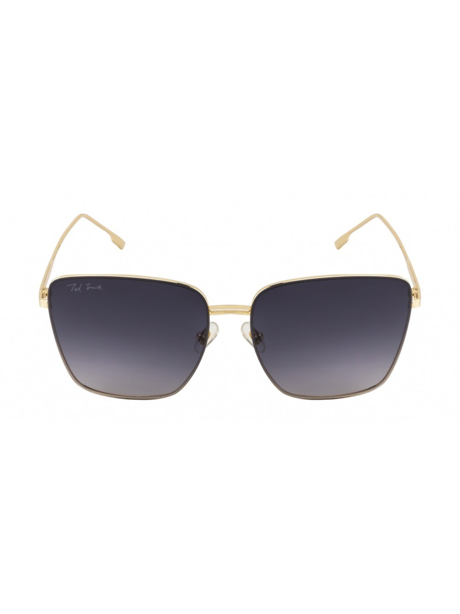 Ted Smith BEUNIQ_C2 Blue Gradient Square Sunglasses