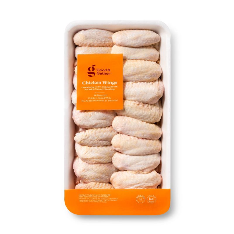 Chicken Wings Value Pack - 3.77-5.45lbs - price per lb - Good & Gather™