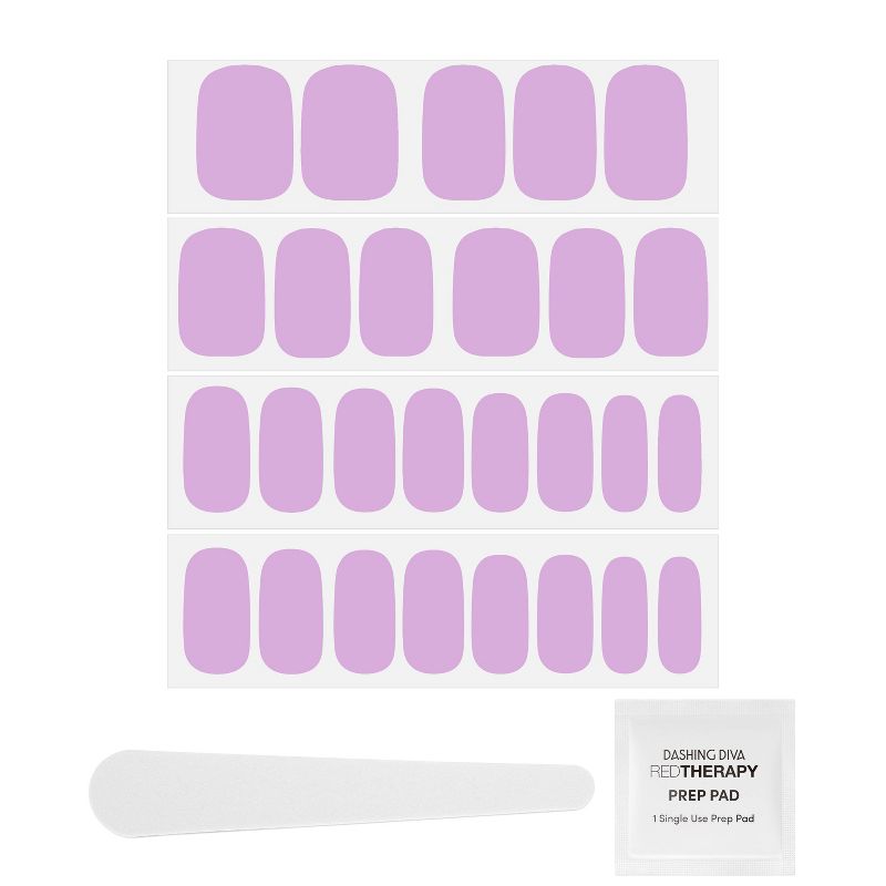 Dashing Diva Gloss Ultra Shine Gel Nail Art Kit - Frillseeker & Enchanted Lilac - 2pk