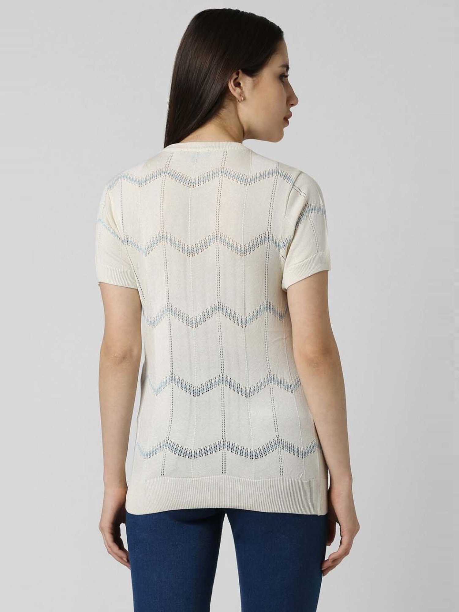 Van Heusen Beige Printed Top