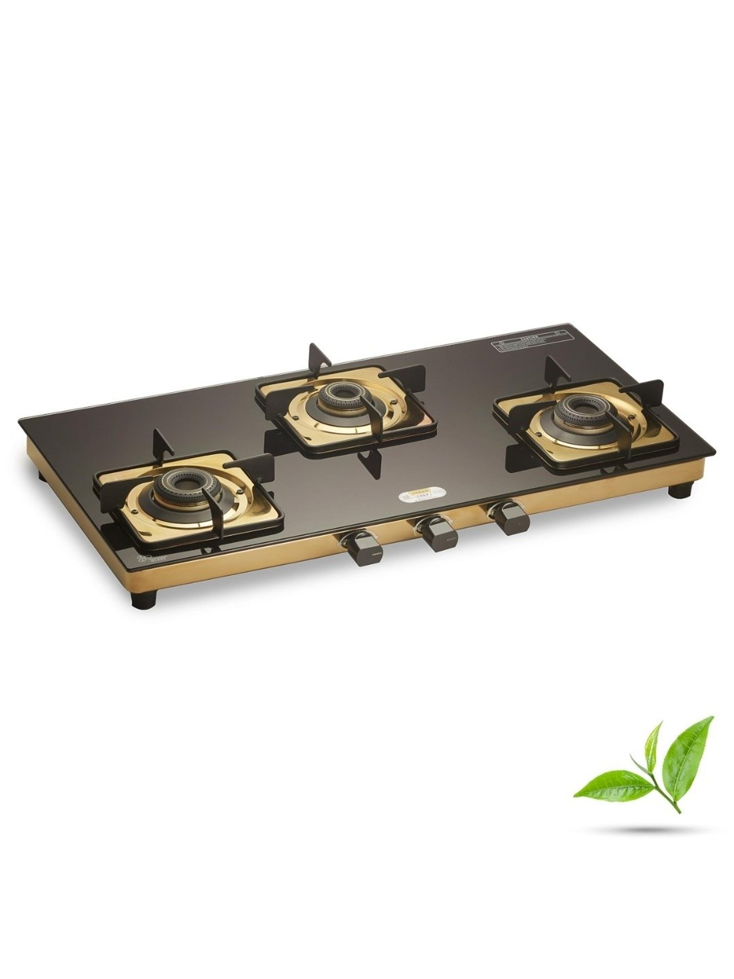 Urban Chef Gas Stove with 3 Burners ( Gold )