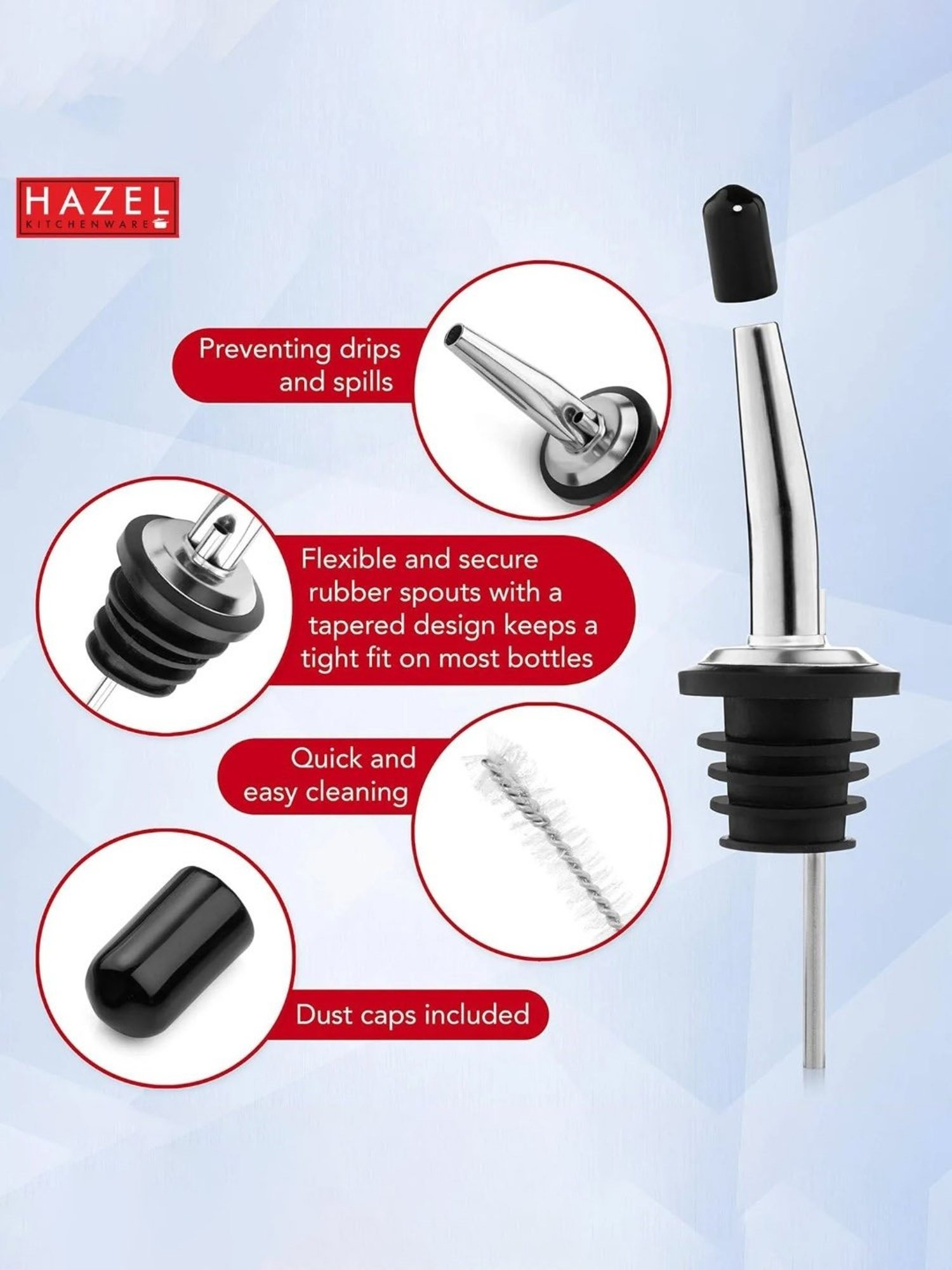 JOSEPH JOSEPH Silver & Green Steel 30.5 cm Elevate Tong - Set of 1