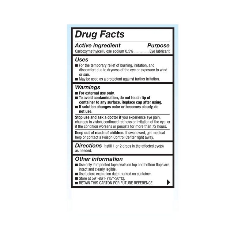 Refresh Tears Moisture Drops for Dry Eyes - 2ct/1 fl oz