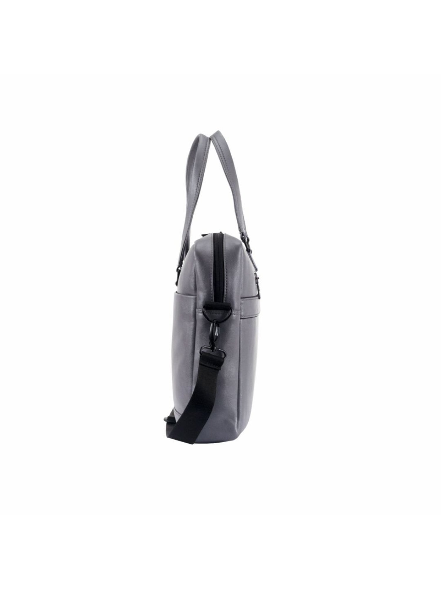 THE HOLISTIK Clever Grey & Black Medium Laptop Messenger Bag - 9.45 inches