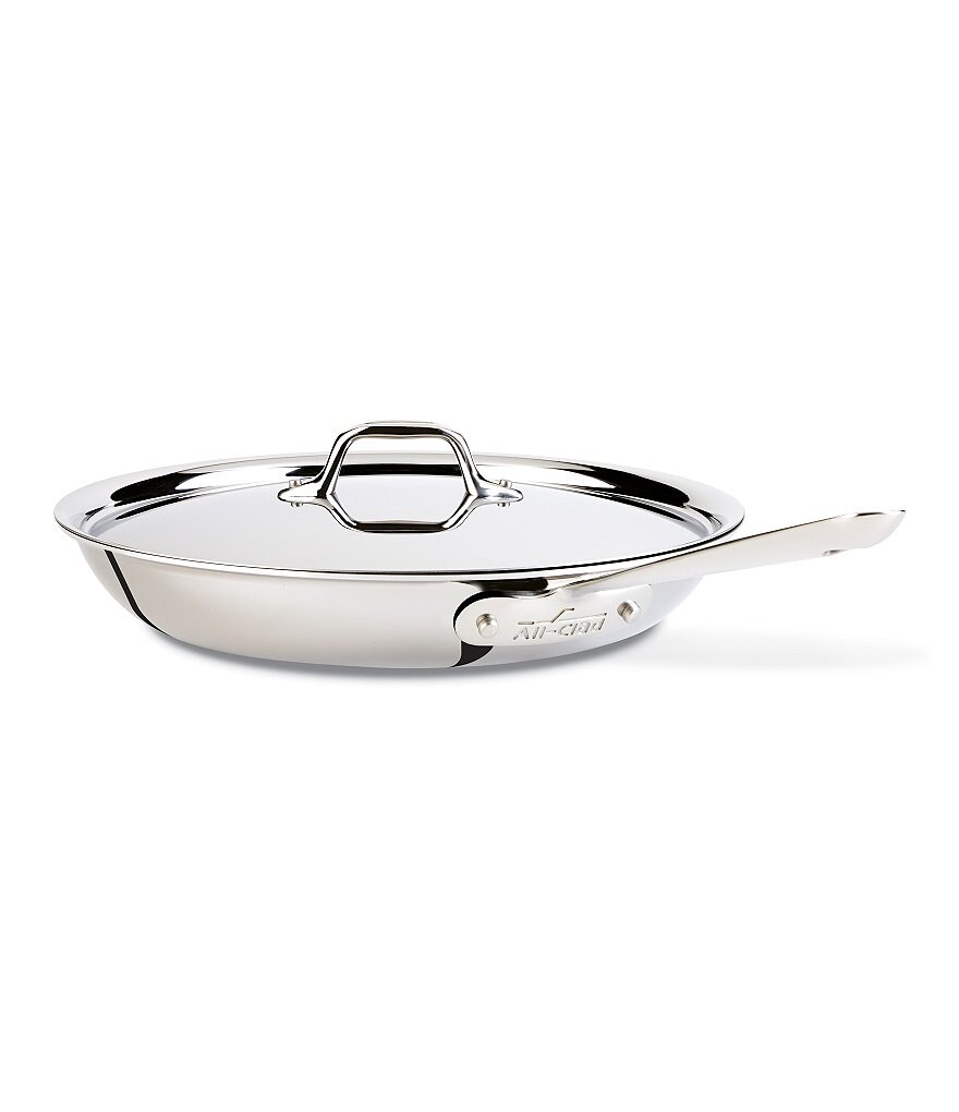 All-Clad Stainless Steel Fry Pan with Lid