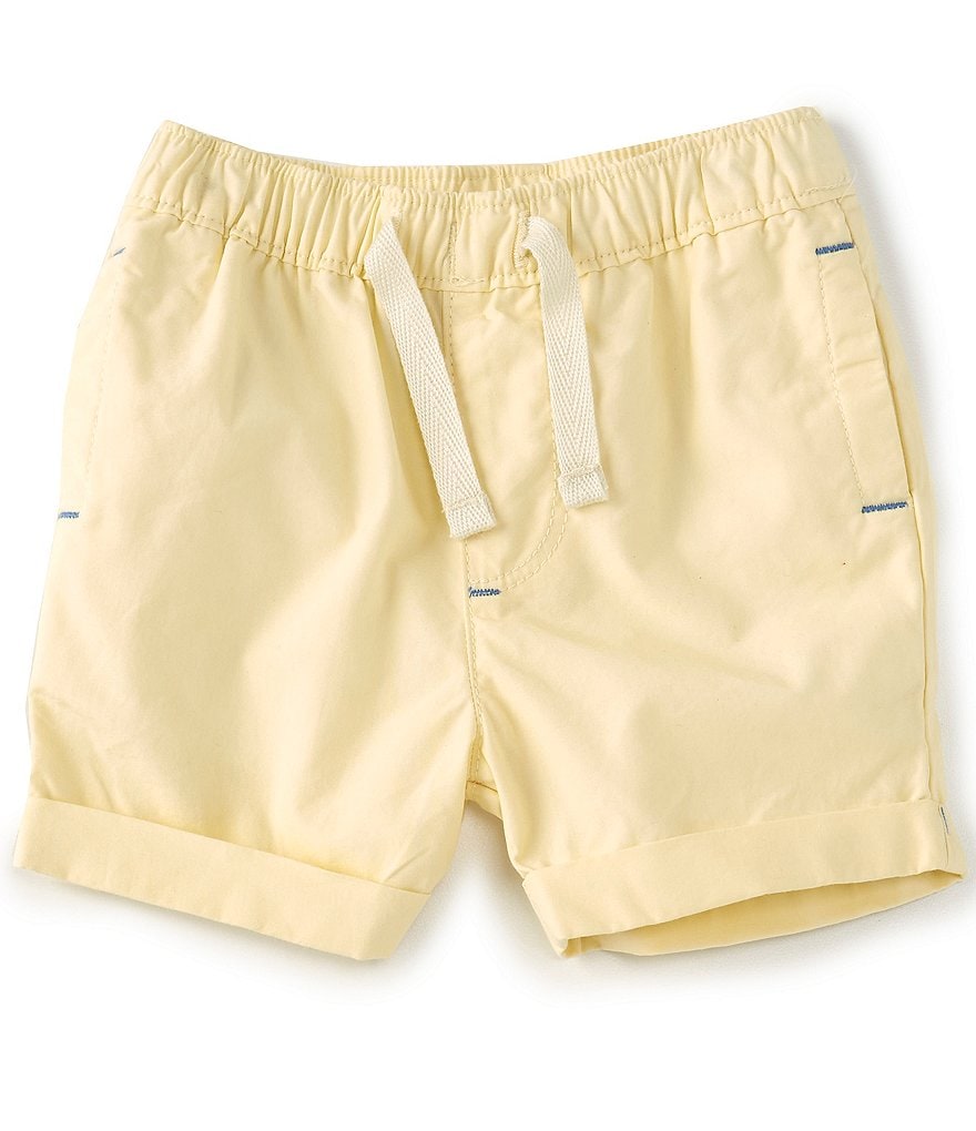 Edgehill Collection Baby Boys 3-24 Months Flat Front Linen Shorts