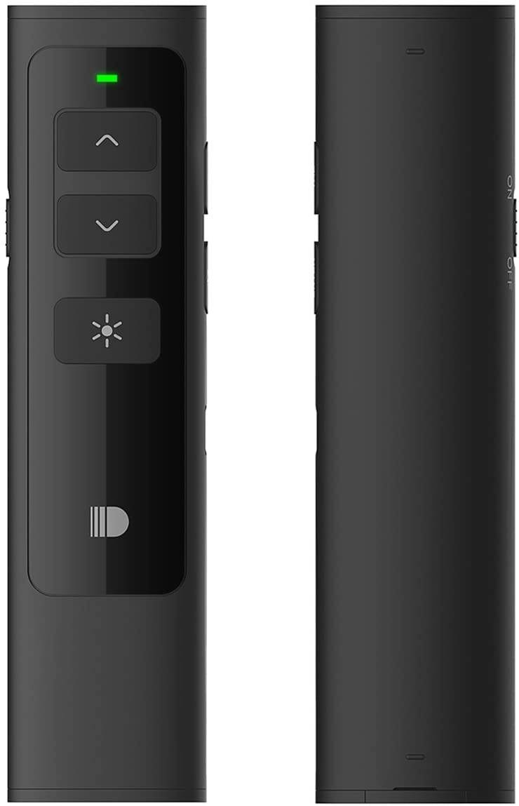 Wireless Presenter, Breett Rechargeable Control Presenter, 2.4GHz Rechargeable Powerpoint Clicker Presentation Remote Control Flip Pen