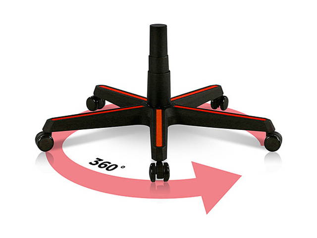 DXRacer Ergonomically Designed Racing Series RAA106 Black and Red Strong Mesh and PU Leather 135-degree Recline High-End Gaming Chair with Neck and Lumbar Support Pillow