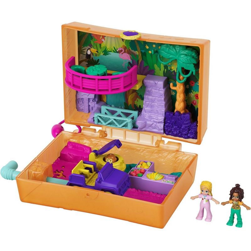 Polly Pocket Jungle Safari Compact Playset