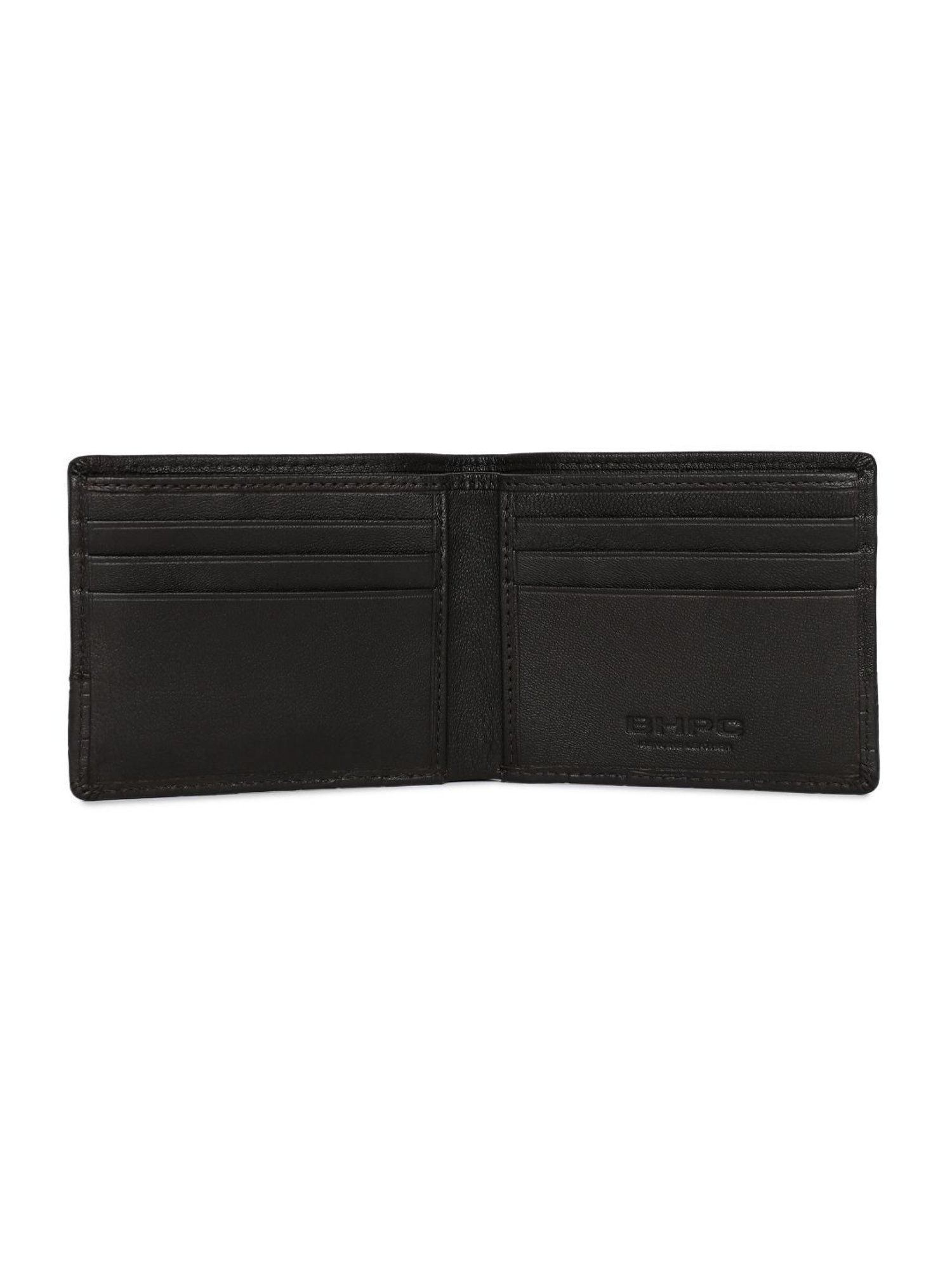 Beverly Hills Polo Club Brown Animal Effect Bi-Fold Wallet for Men