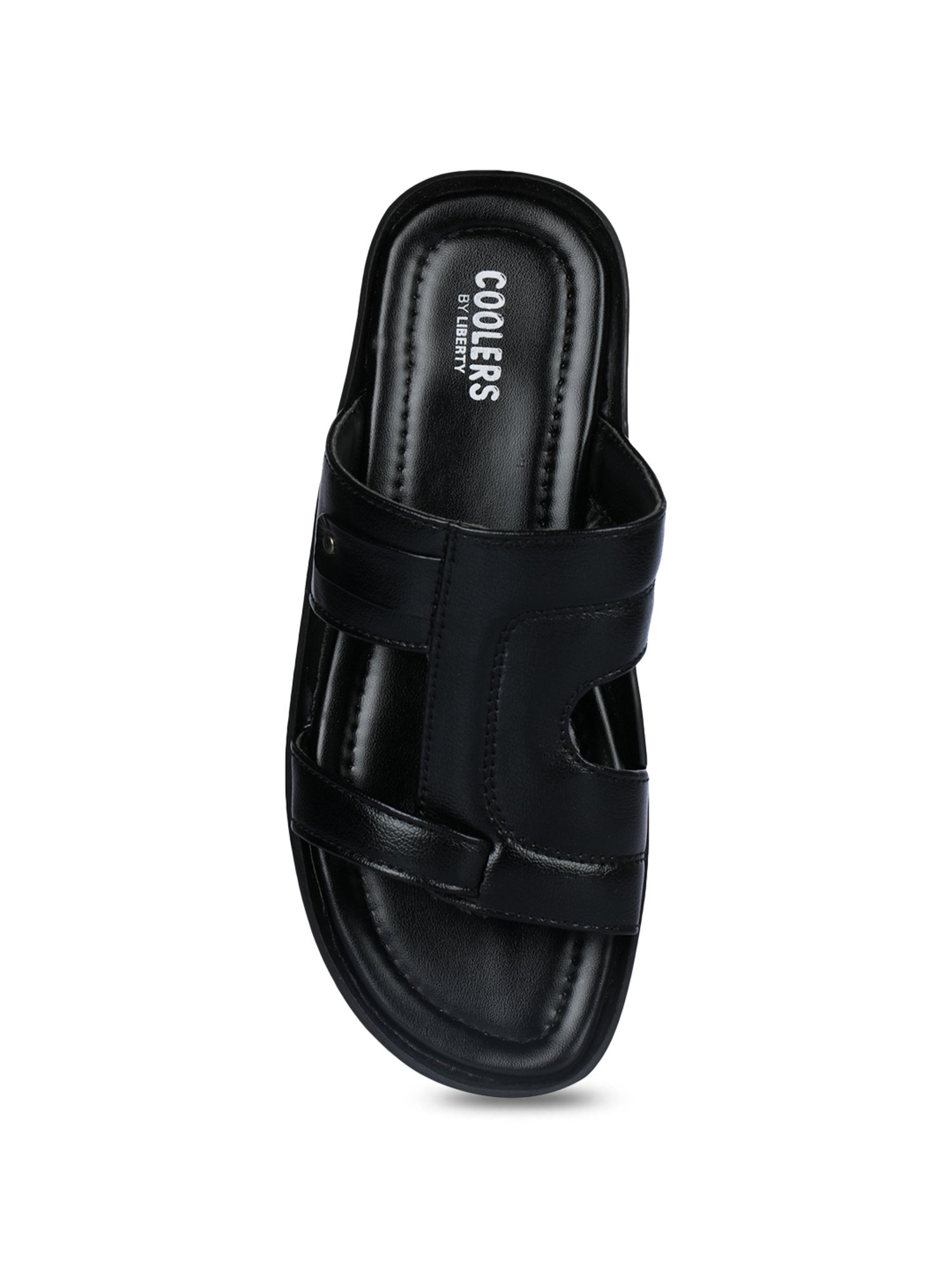 Coolers by Liberty Men's Black Casual Sandals