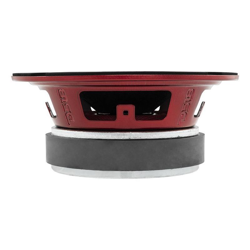 DS18 PRO-X6.4BM Pro X 6.5 Inch 500 Watt 250 RMS 8 Ohm Mid Range Car and Truck Door Loudspeaker with Black Steel Basket Bullet Design (2 Pack)