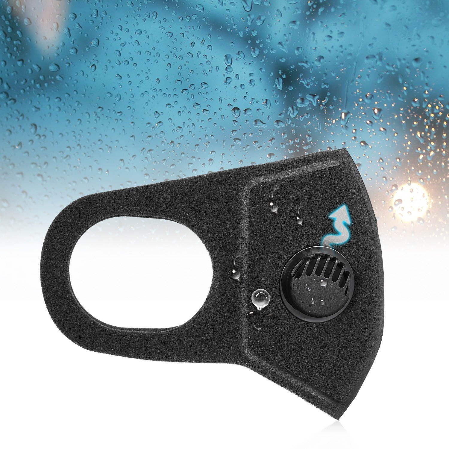 Cotton Haze Valve Anti Air Dust and Smoke Pollution Adjustable PM2.5 Air Filter Mask for Women Men