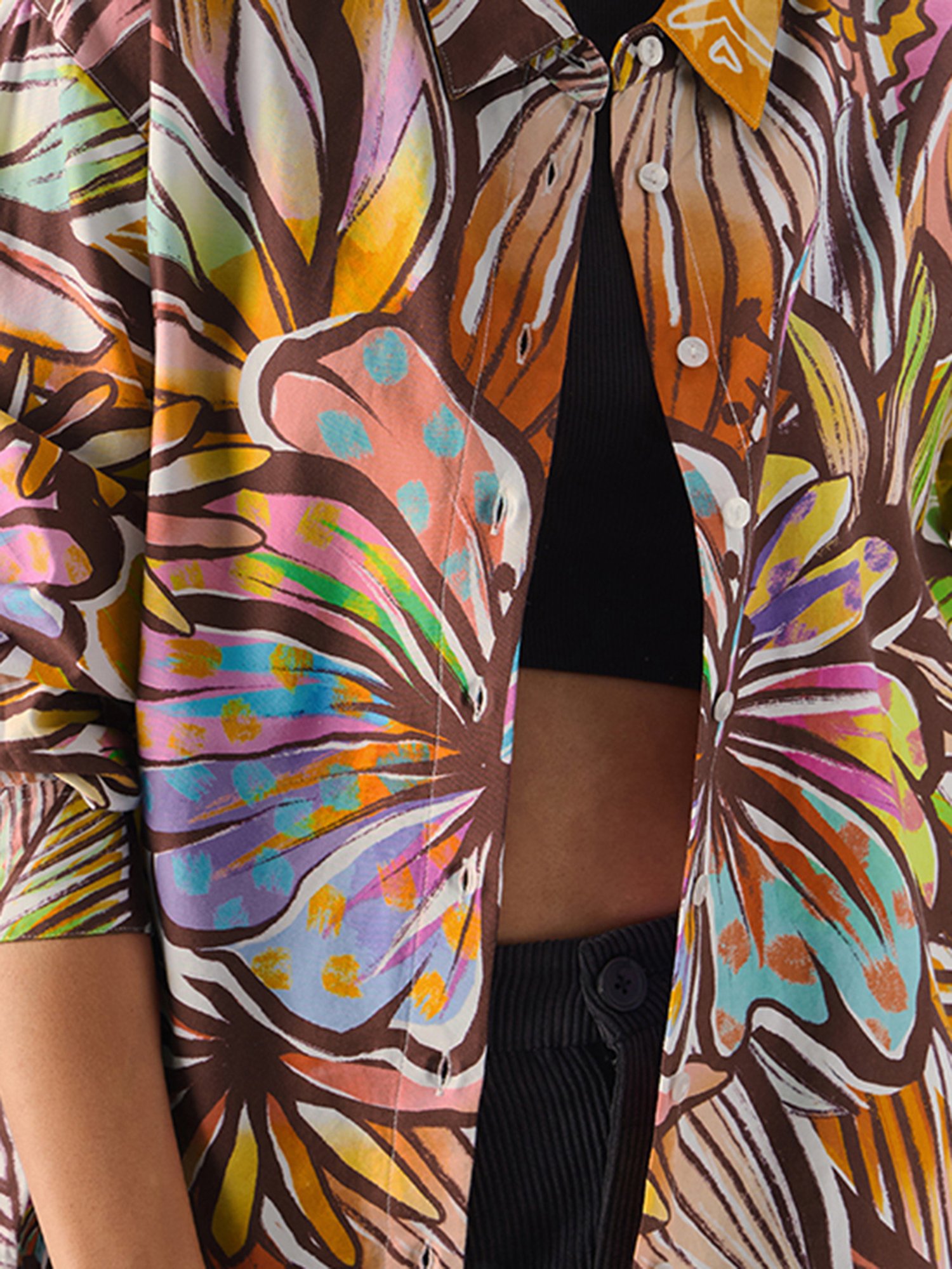 Nino Bambino Multicolor Printed Long Shirt