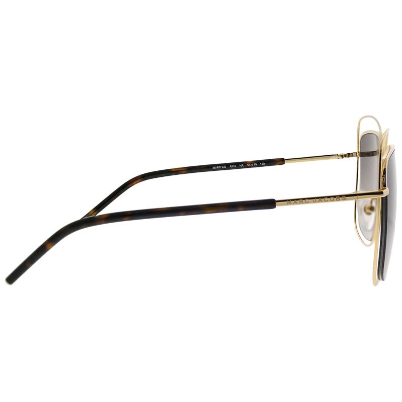 Marc Jacobs Marc 9/S APQ Unisex Square Sunglasses Gold Dark Havana 54mm