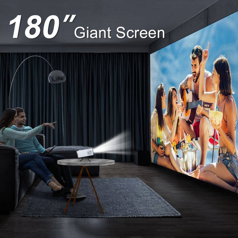 Portable 5G WiFi Bluetooth Projector, Artlii Enjoy 3 Full HD Native 1080P Projector, Supports Zoom&Keystone, Outdoor Projector Compatible with TV Stick/iOS/Android/PS4/PPT/HDMI/USB