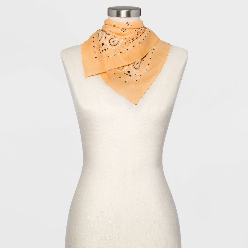 Women's Jacquard Bandana - Universal Thread™ Green One Size