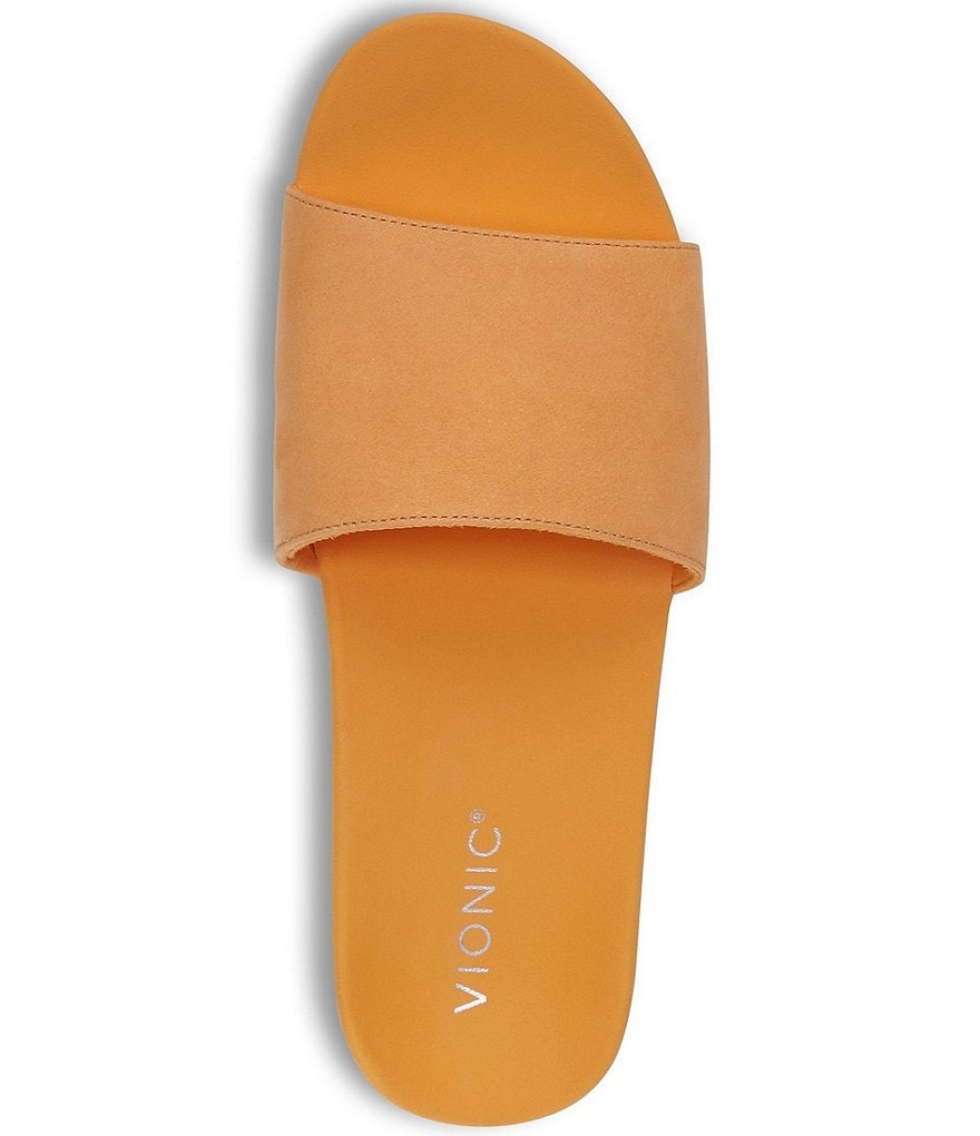 Vionic Val Nubuck Slides