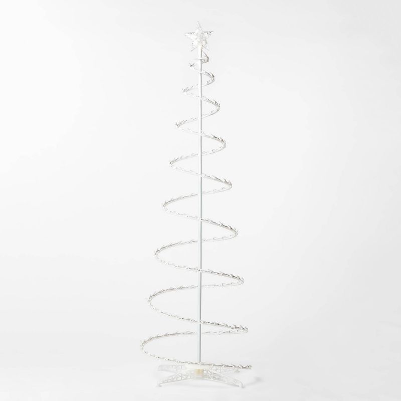 6' Christmas Incandescent Spiral Tree Novelty Sculpture - Wondershop™