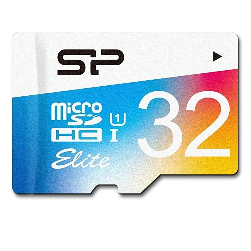 Power 32GB MicroSDHC UHS1 Memory Card with Adapter SP032GBSTHBU1V20SP