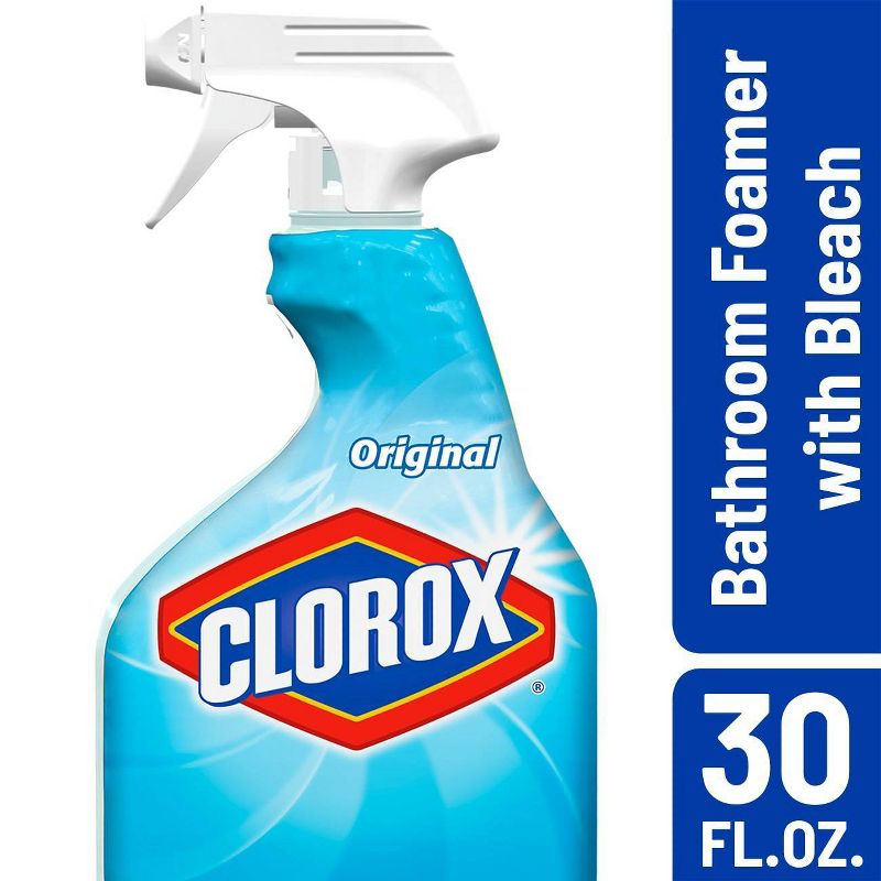 Clorox Bathroom Foamer with Bleach Spray Bottle Original - 30oz