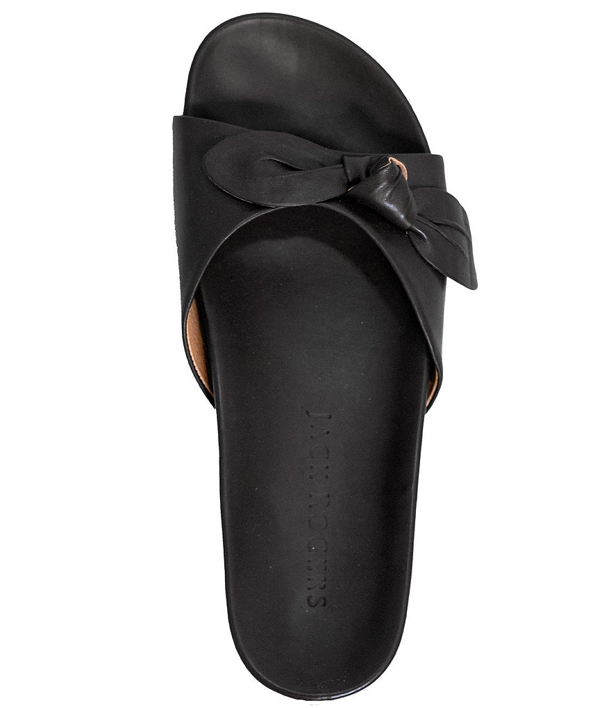 Jack Rogers Dorothy Bow Comfort Leather Slides
