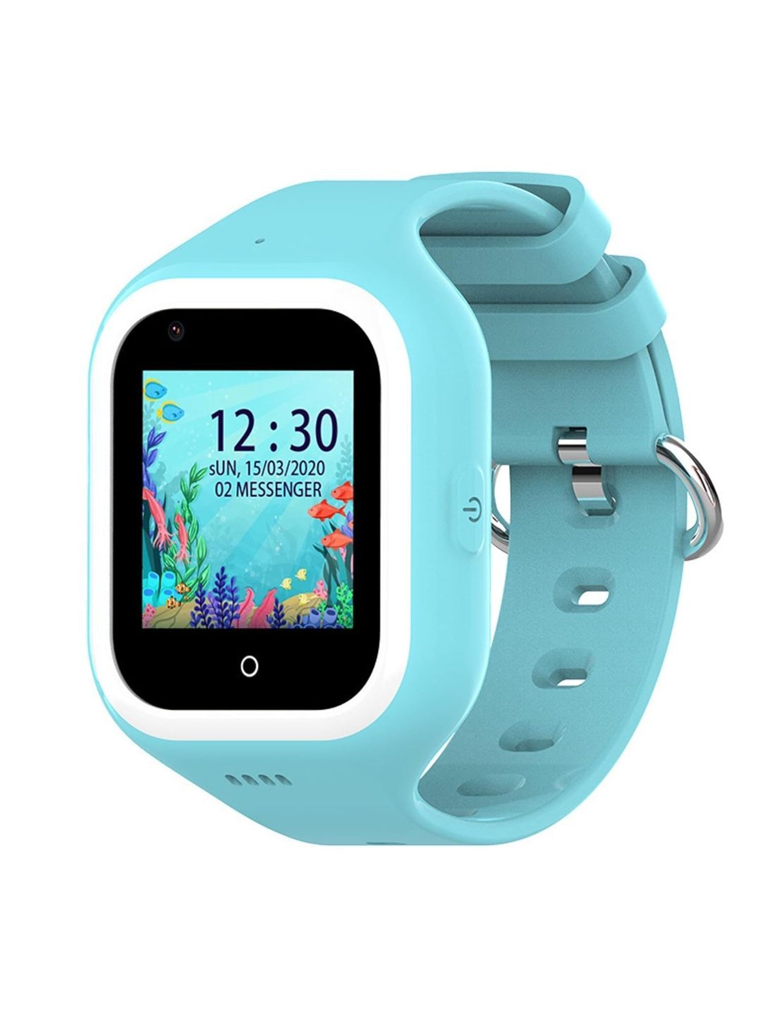 Turet Jellybean Kids Smart Watch, GPS Tracker with Voice & Video Call, 4G Sim Enabled (Blue)