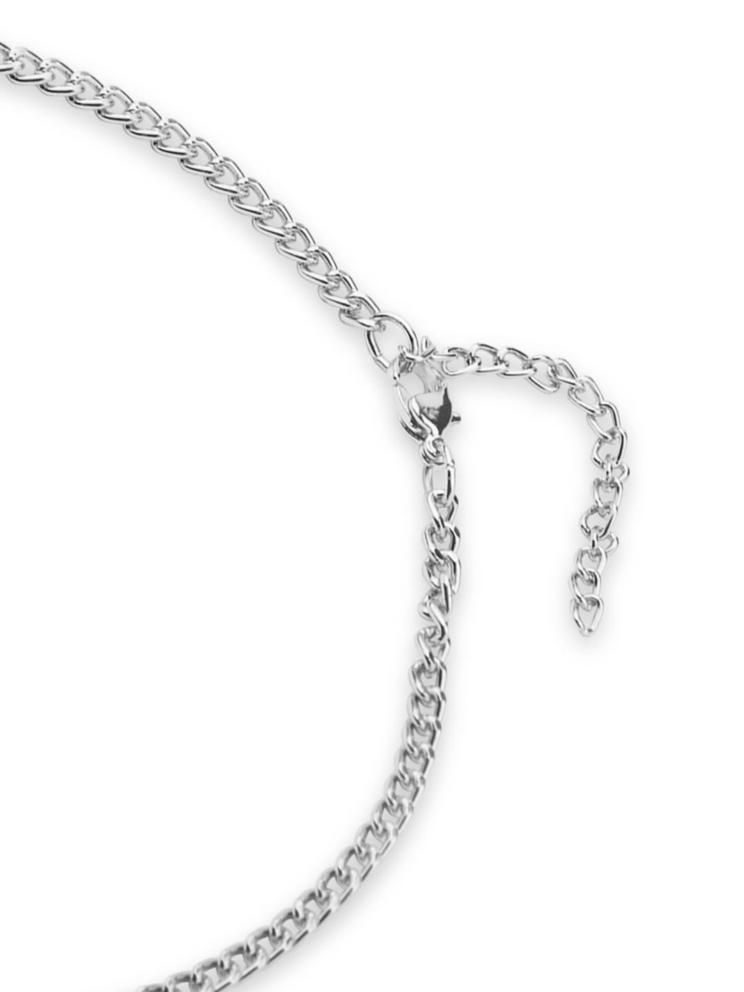 The Bro Code Silver-Plated OM Pendant Necklace for Men