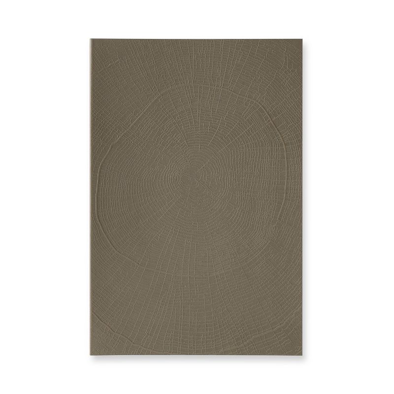 128 page College Ruled Composition Notebook 8"x5" Debossed Charcoal - Good Office Day