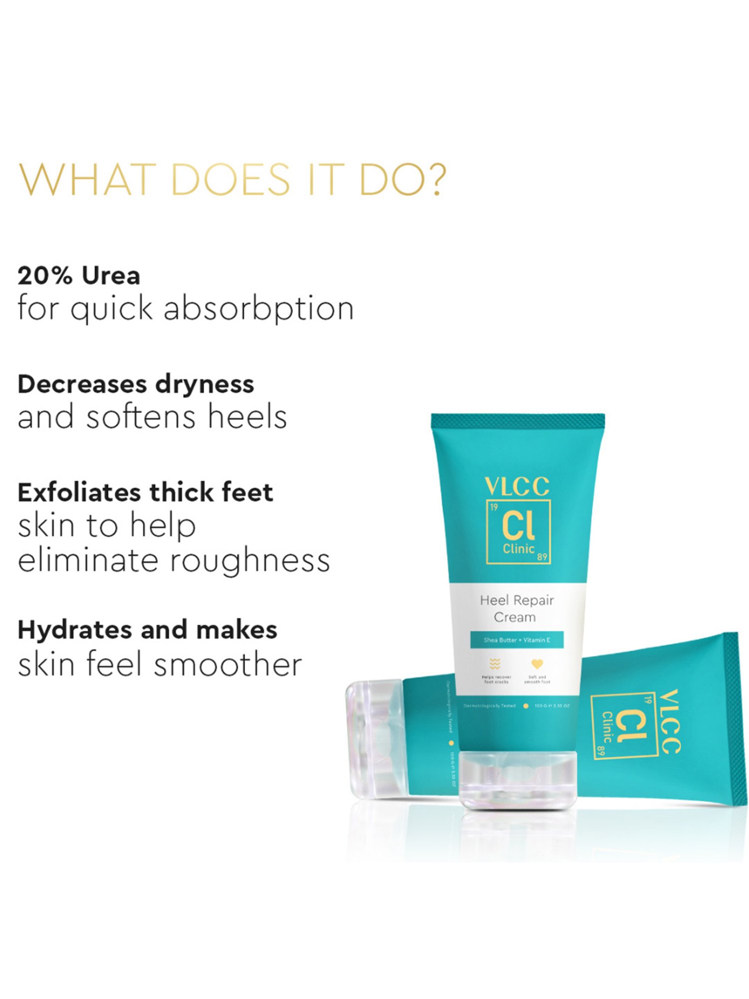 VLCC Clinic Heel Repair Cream - 100 gm