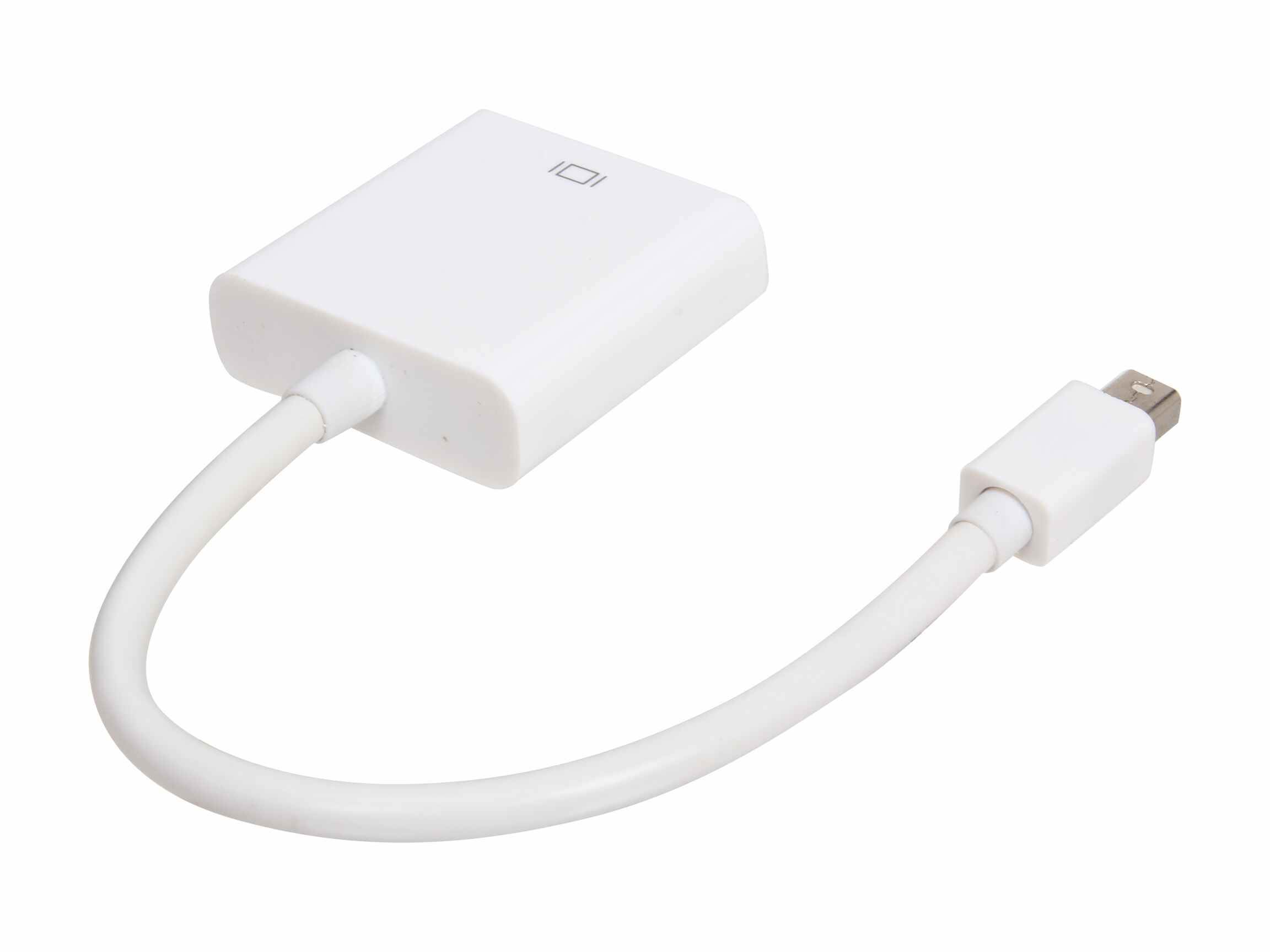 VCOM VC-MDP/DVI Mini DisplayPort M to DVI-D F White Adapter