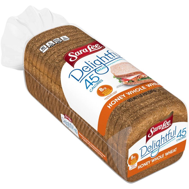 Sara Lee Delghtful 100% Whole Wheat with Honey Bread - 20oz