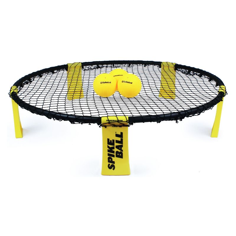 Spikeball Roundnet Combo Meal Set with 3 balls and Backpack - Yellow/Black