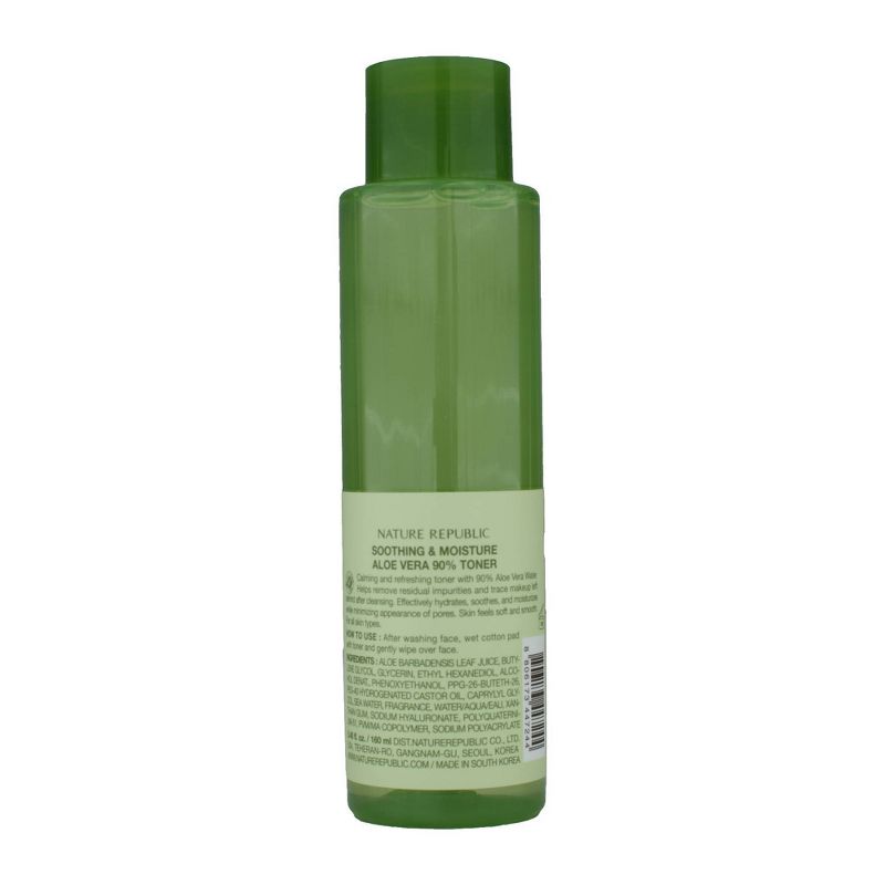 Nature Republic Soothing & Moisture Aloe Vera 90% Toner - 5.4 fl oz