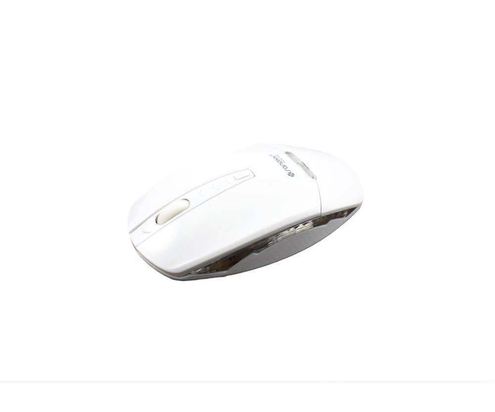SANOXY 2.4G Wireless Ergonomic Optical  Mouse for Computer/Laptop 500/1000 DPI  (White)