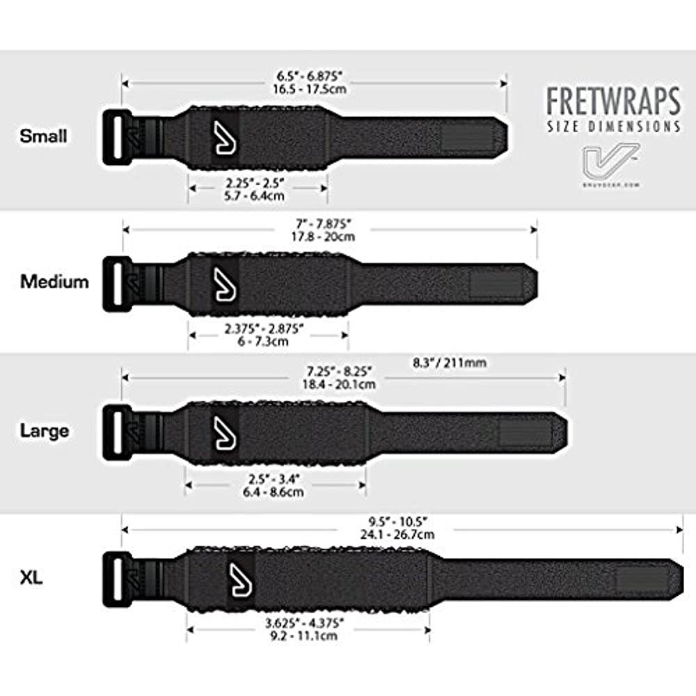 Gruv Gear FretWraps String Muters 1-Pack Black Small