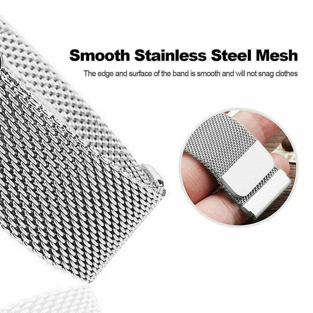 For  Gear S2 SM-R720  SM-R730 WristWatch Bands Stainless Steel Bracelet