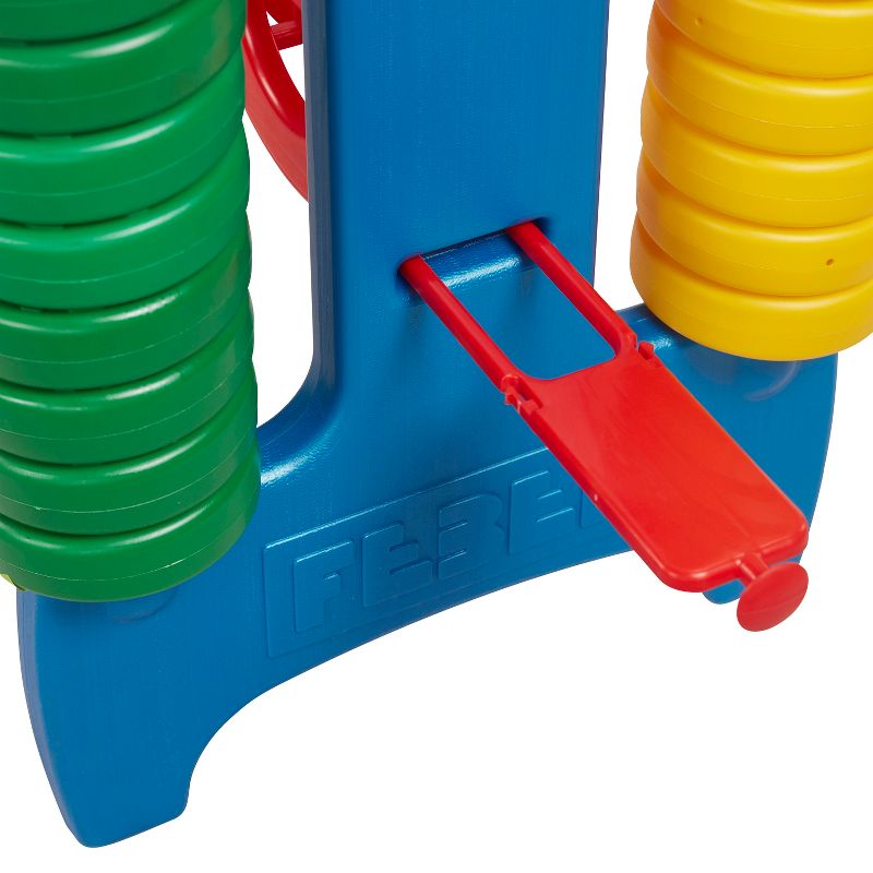 ECR4Kids Jumbo Four-To-Score Giant Game-Indoor/Outdoor 4-In-A-Row Connect - Primary Colors