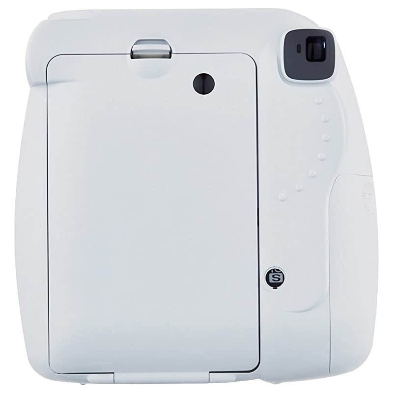 Instax Mini 9 Instant Camera (Smokey White) with 2 x Instant Twin Film Pack (40 Exposures)